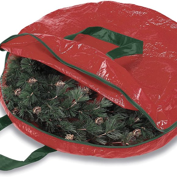 Whitmor 6129-5349 Christmas Wreath and Garland Storage Bag - Picture 1 of 2
